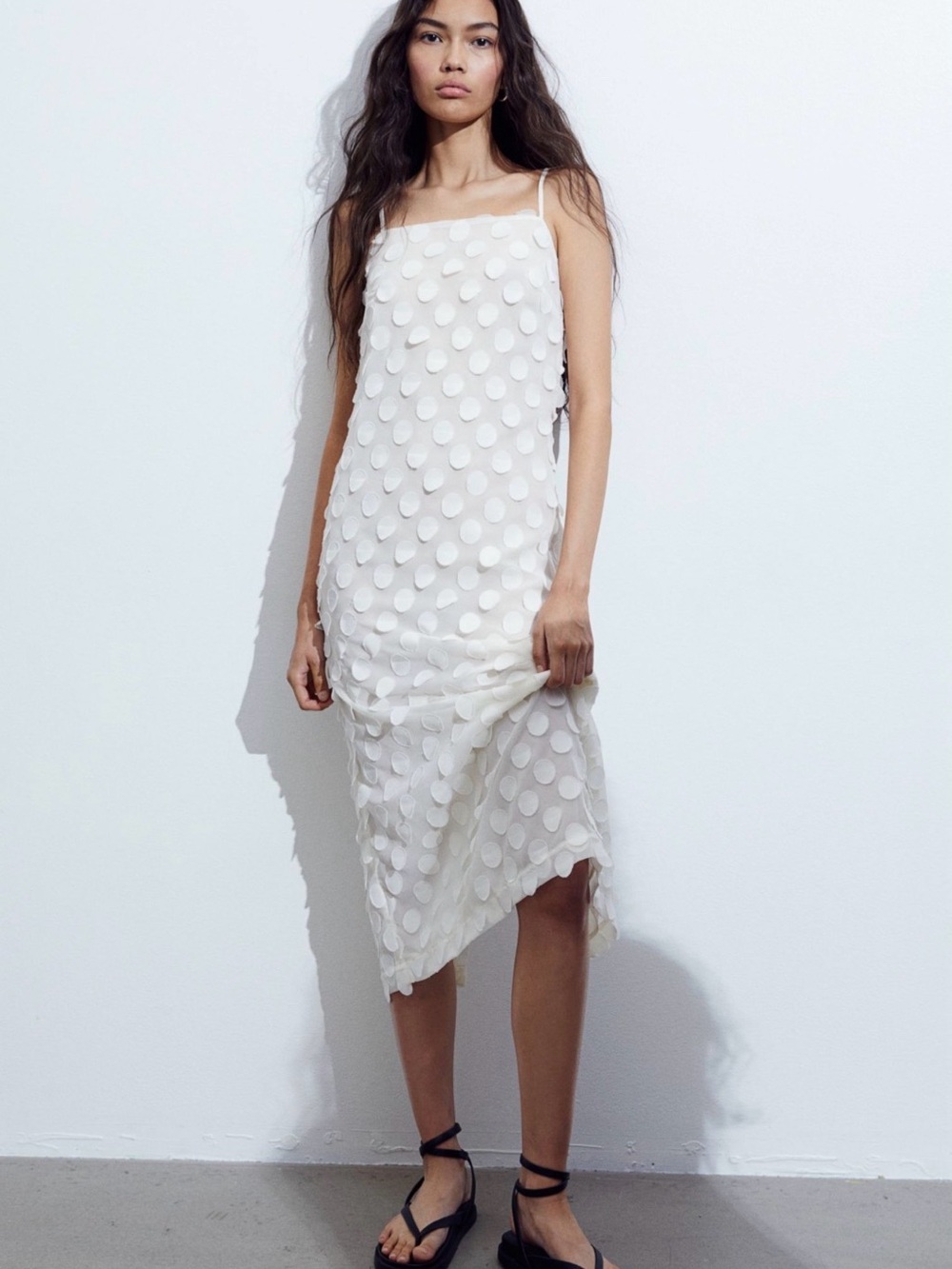 H&M Jacquard Weave Midi Dress, Size S